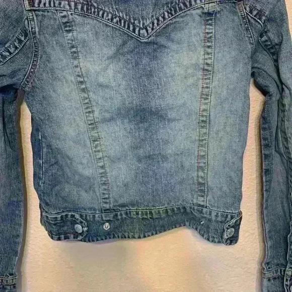 Unionbay Jean Jacket sz S preppy 90s y2k fall winter academia teacher casual - Picture 8 of 9